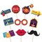 10 Pcs Happy Diwali Photo Booth Props Kit Festival of Lights Celebration Props for Photoshoot Deepawali Party Picture Selfie Stick Props Indian Themed Party Supplies